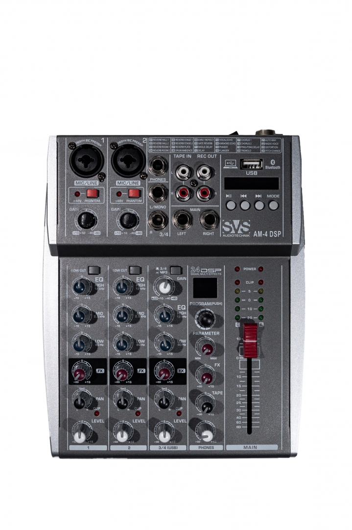 SVS Audiotechnik mixers AM-4 DSP Аналоговый микшерный пульт, 4-канала в Солнечногорске