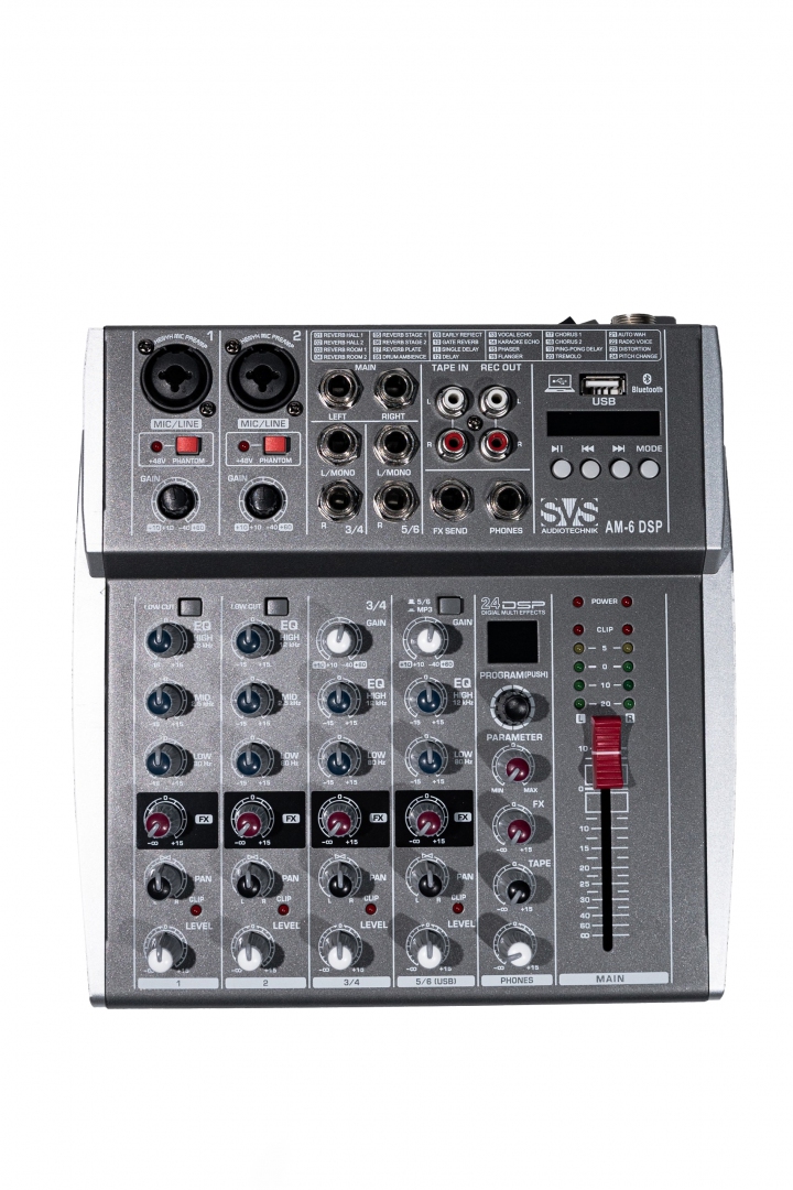 SVS Audiotechnik mixers AM-6 DSP Микшерный пульт аналоговый, 6-канальный SVS Audiotechnik mixers в Солнечногорске