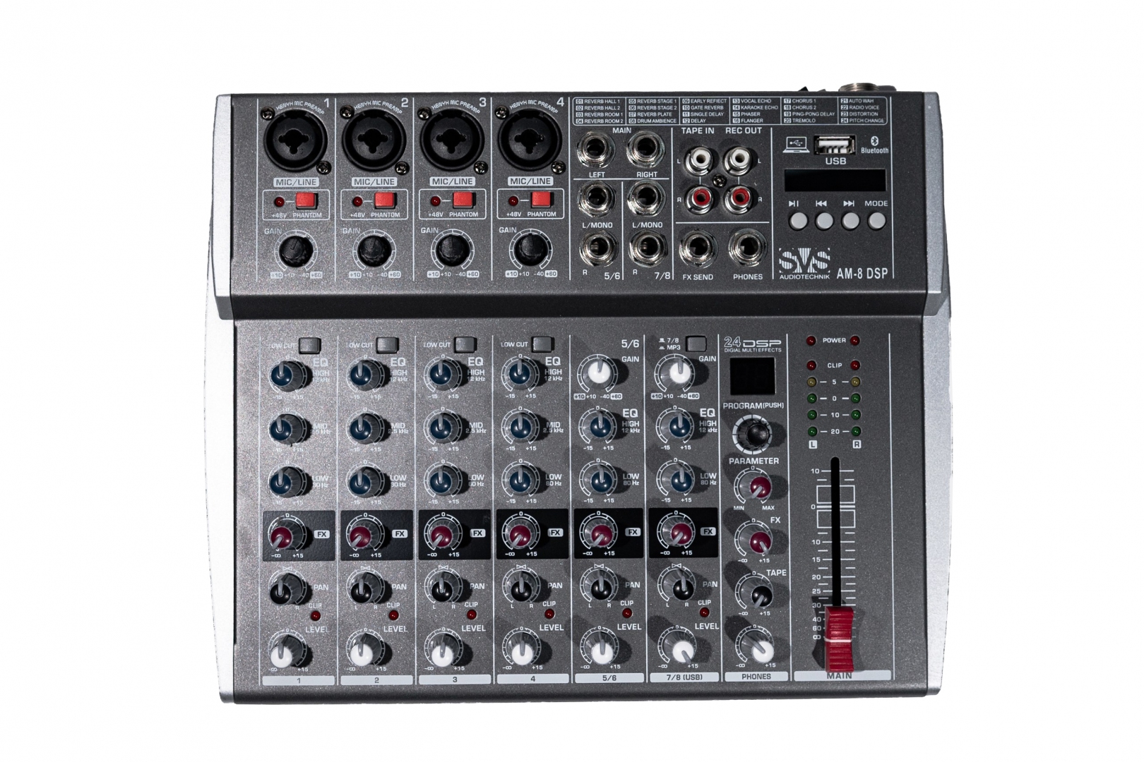 SVS Audiotechnik mixers AM-8 DSP Микшерный пульт аналоговый, 8-канальный в Солнечногорске