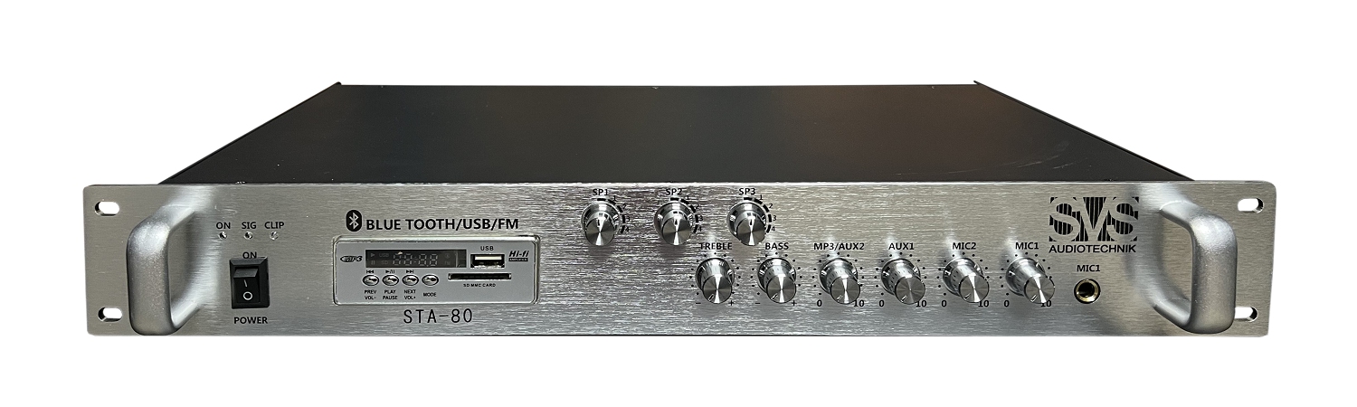 SVS Audiotechnik STA-80 Микшер-усилитель для систем Public Address в Солнечногорске